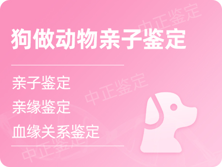 无锡狗做动物亲子鉴定